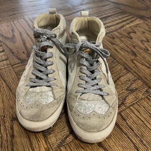 Silver Golden Goose Sneakers